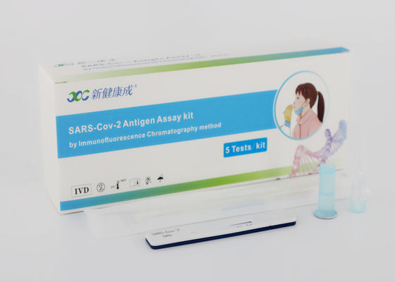 咽頭鼻部IVD COV-2の試金のキット、5または25または50 PC/箱のCOVID-19 Agカード