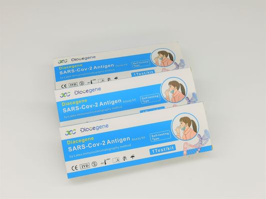 Sars Cov 2の急速な抗原テスト キットの唾液15分のImmunofluorescence方法